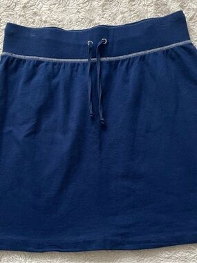 Chadwicks Deep Navy Drawstring Mini Active Skirt